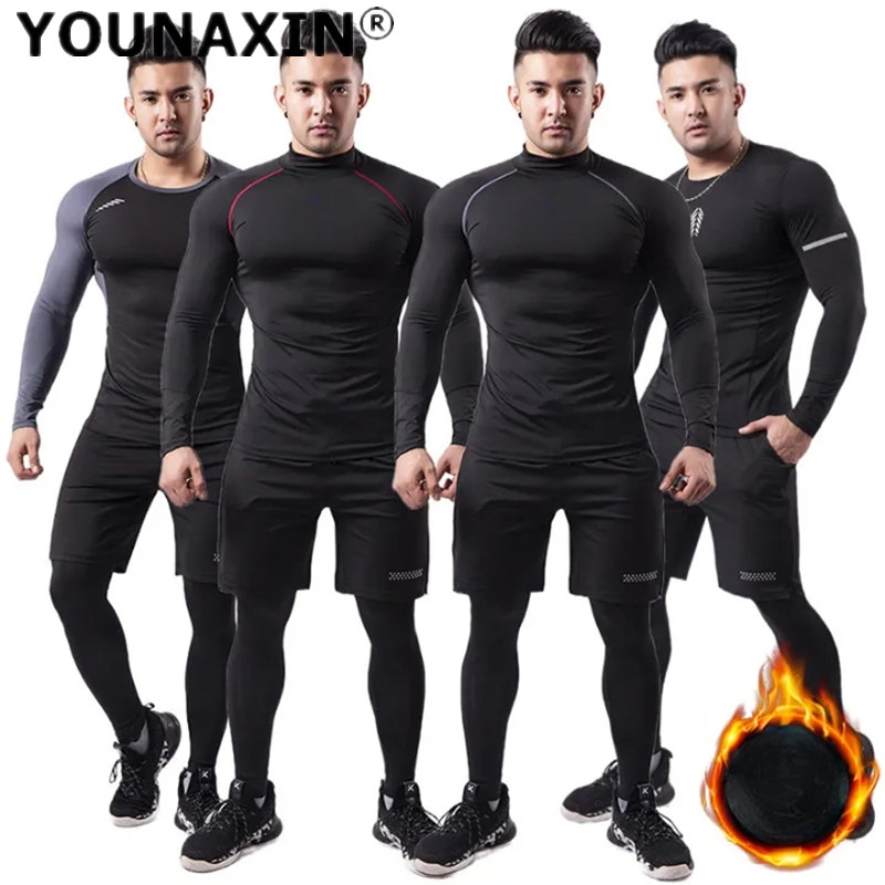 3-delig heren pluche warm spor - Yoga Fitness Training recensie en prijs